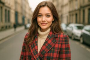 tartan coats for women