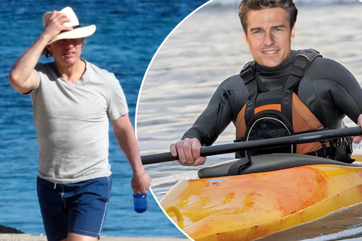 Tom Cruise SEA-KAYAKING