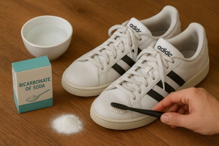how to clean trainers with bicarbonate of soda