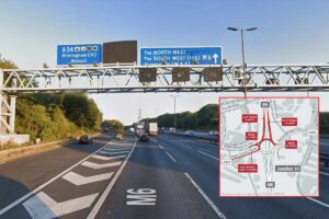 M6 Walsall Birmingham Lanes Closure Update