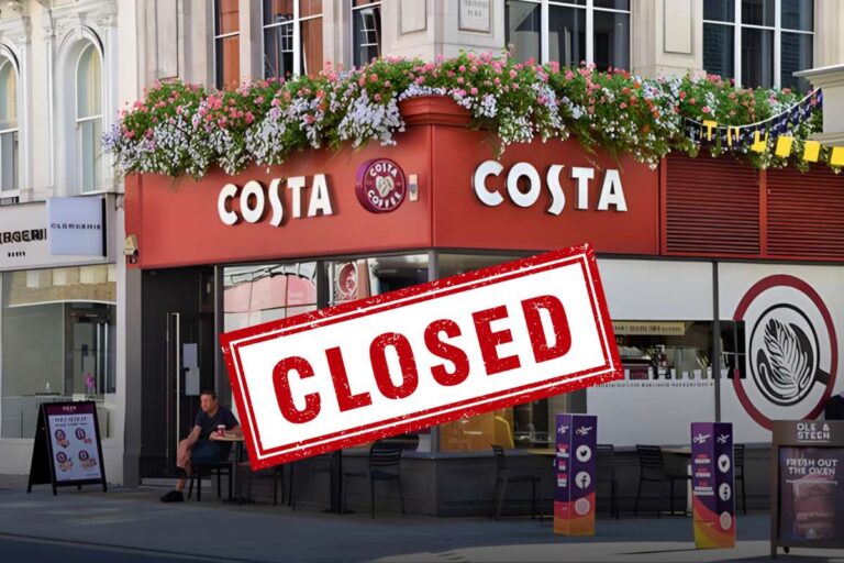 costa coffee outlet closures uk