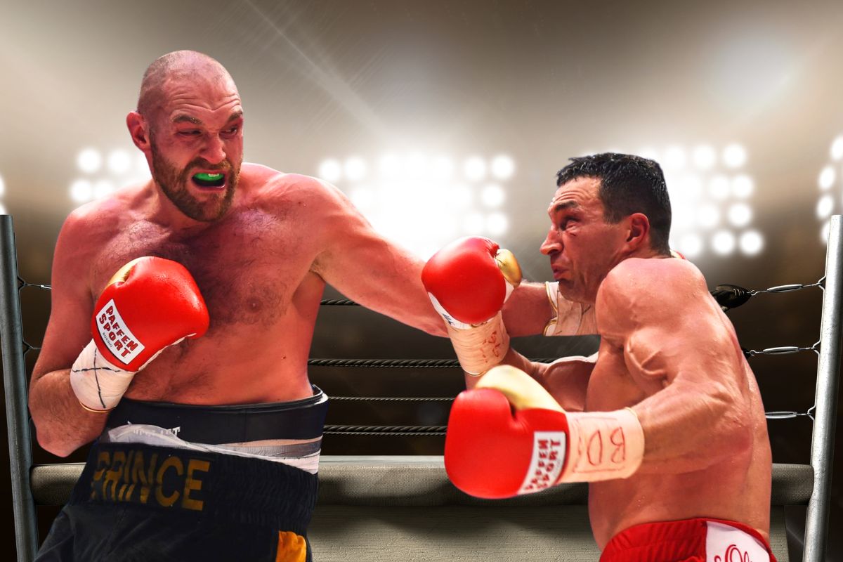tyson fury and Wladimir Klitschko fight