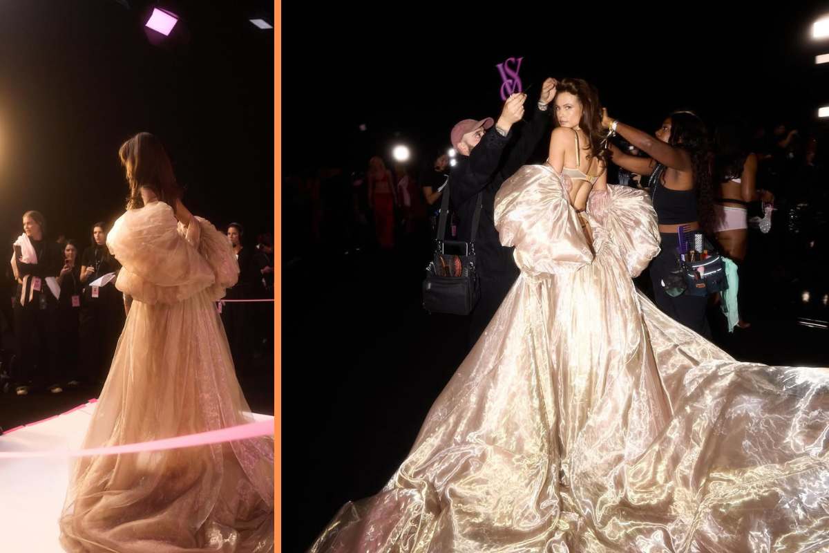 behati prinsloo in victoria secret 2025 show