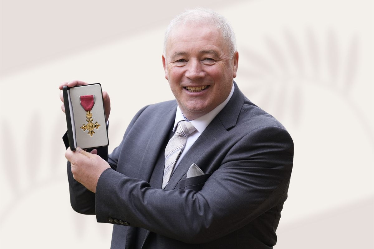 Ally McCoist obe award