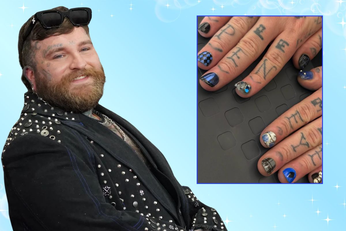 Teddy Swims grammy nails 2026
