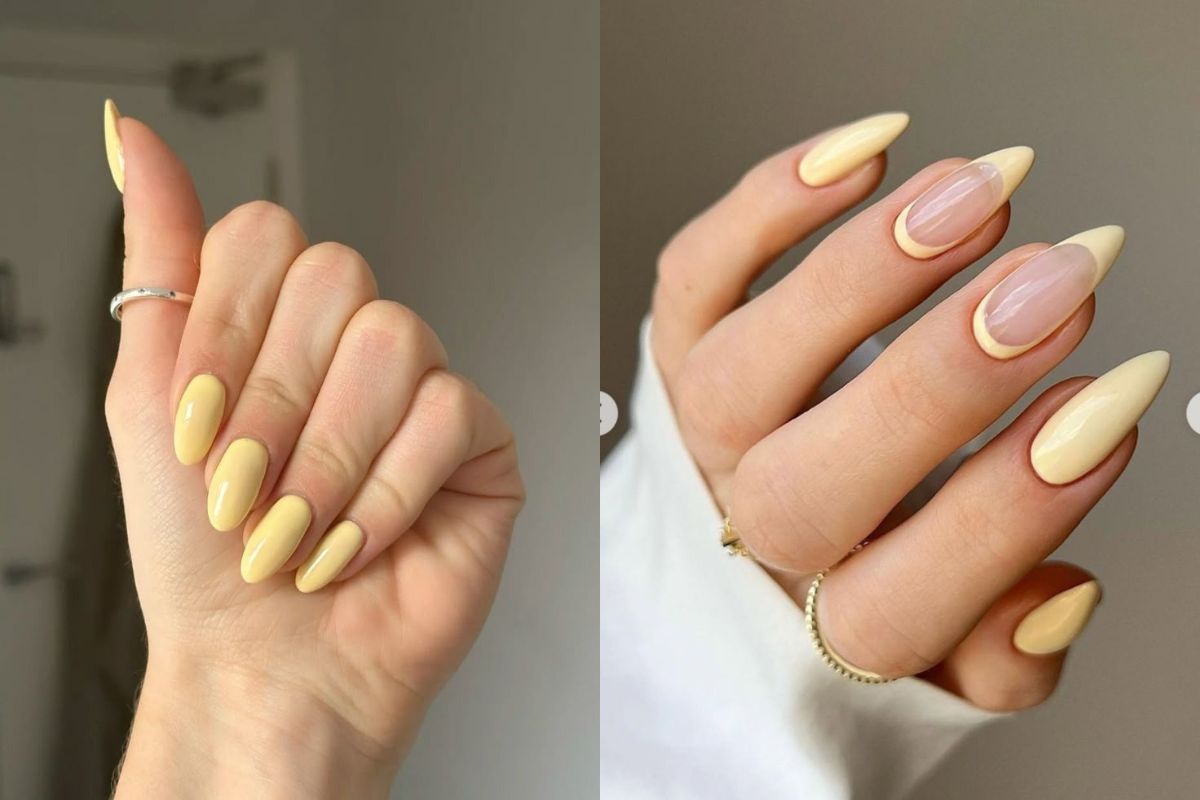 The Butter Yellow Solid Summer Holiday Nail Art