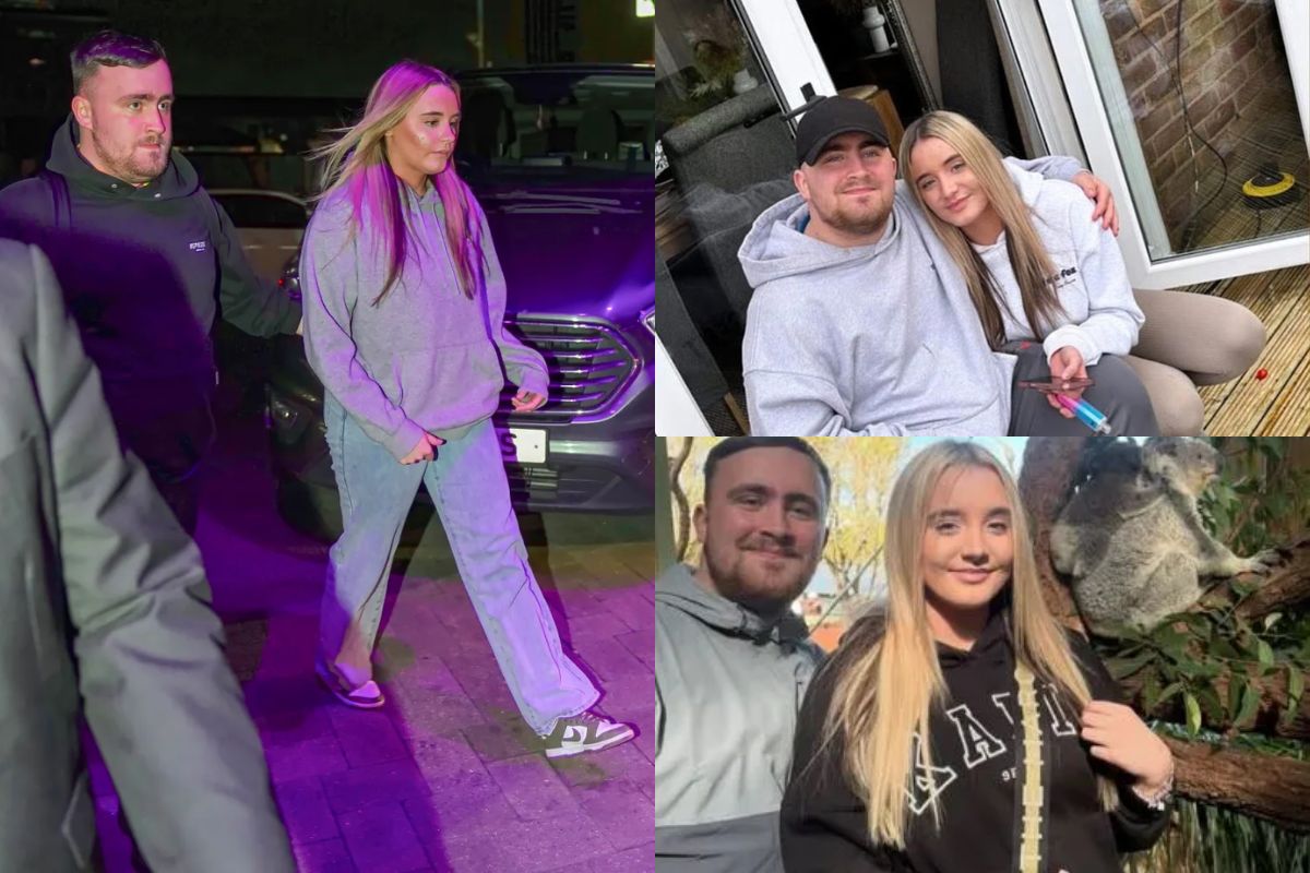 Luke Littler and Faith Millar