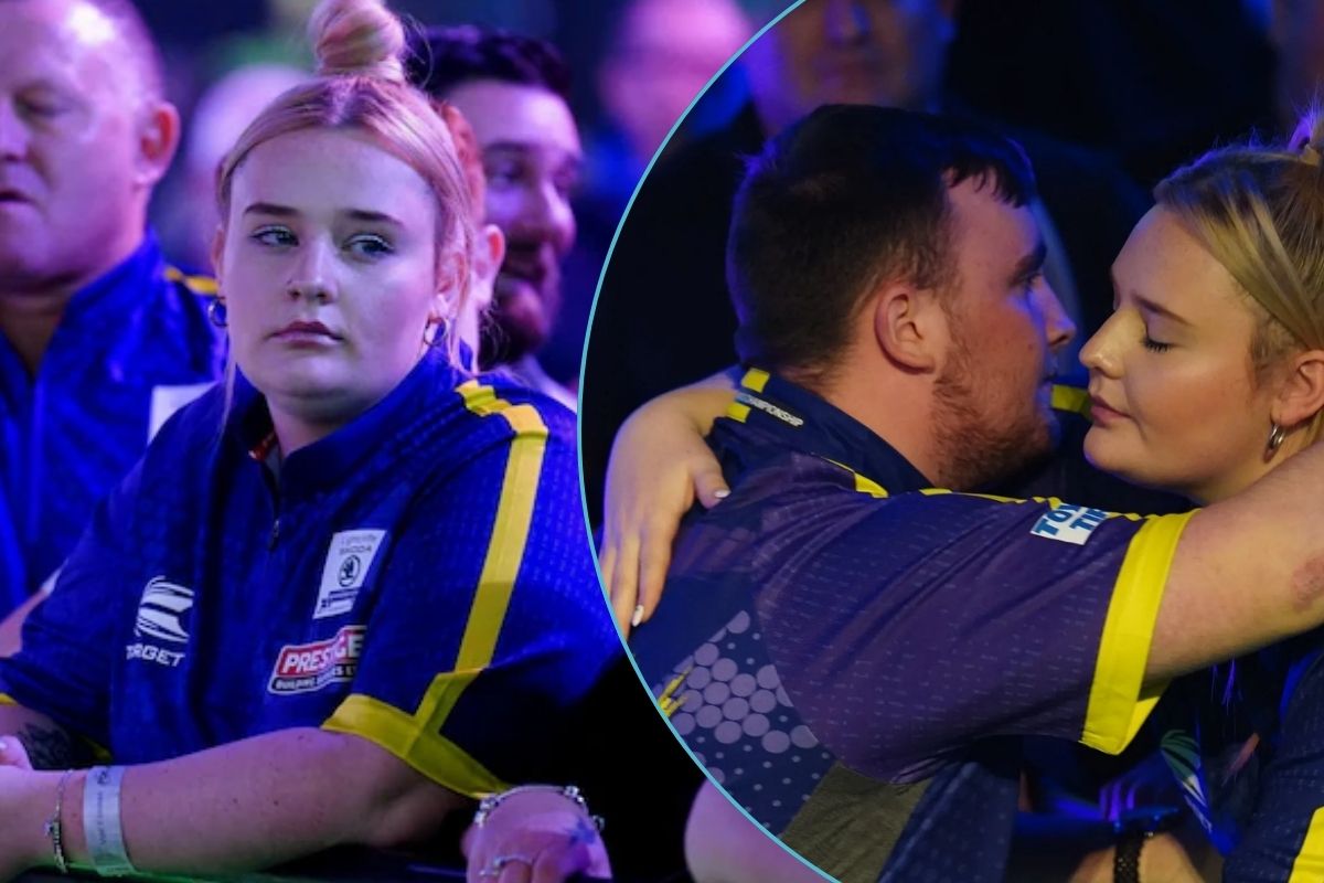 Luke Littler and Eloise Milburn