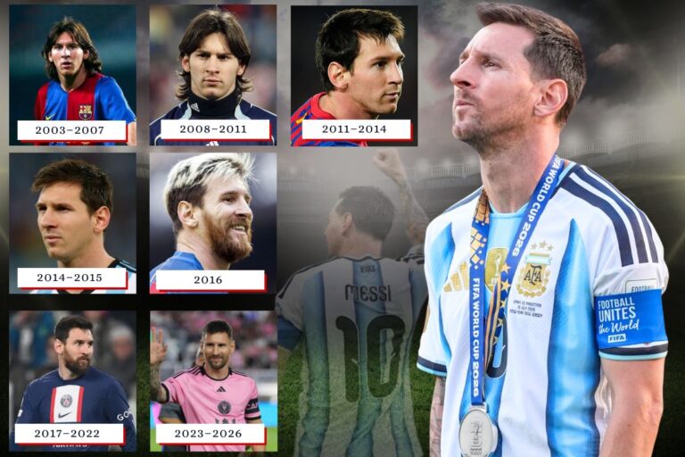 Lionel Messi Haircut Evolution (2003–2026)