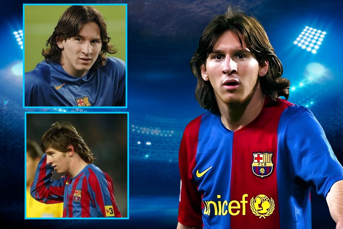 Lionel Messi Shaggy Curls haircut 2003–2007